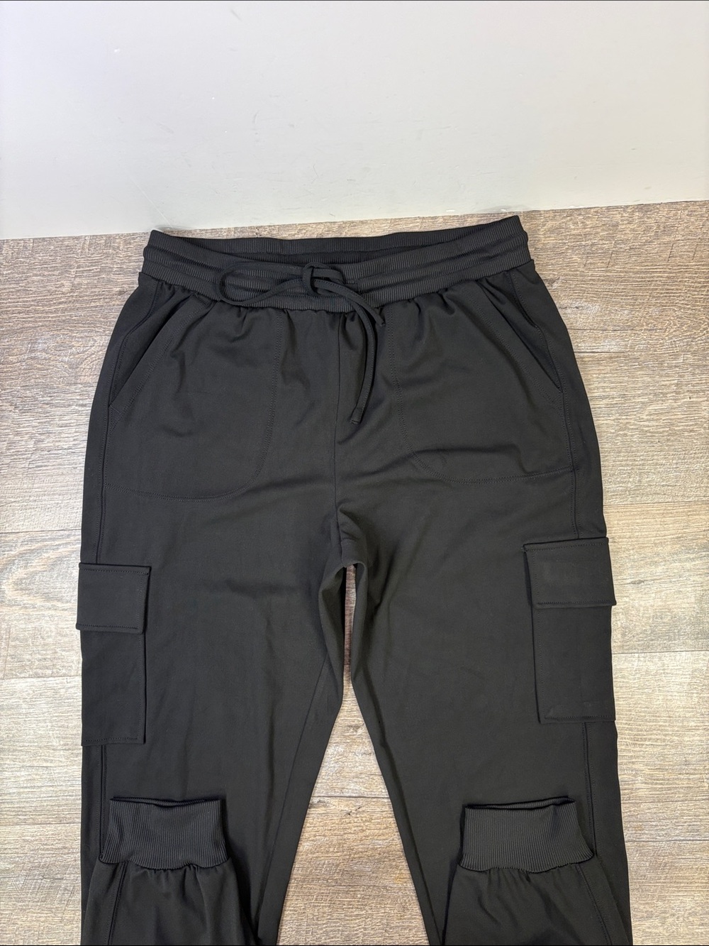 Rachel Zoe Black Cargo Jogger Pants Size Large